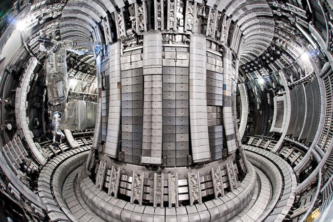 Spherical Tokamak design diagram for UK STEP fusion project