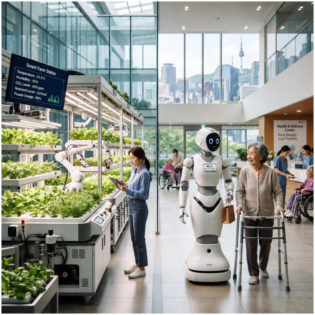 Smart Farms and Humanoids in the Medical Sector