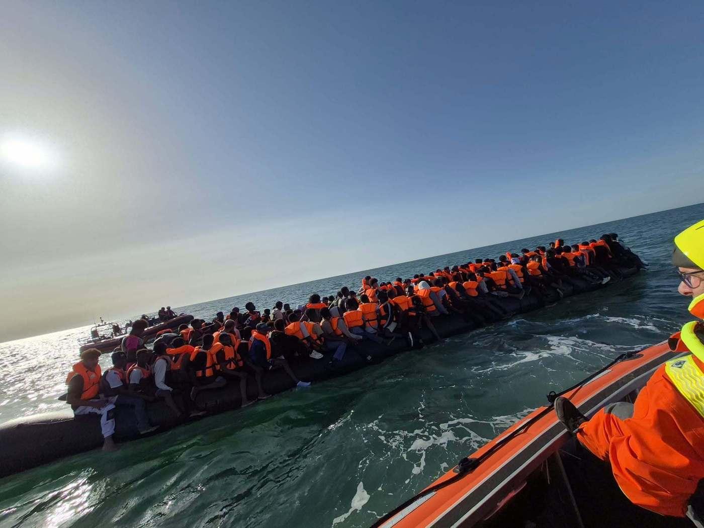 210-Travelling to the UK by rubber dinghy from northern France