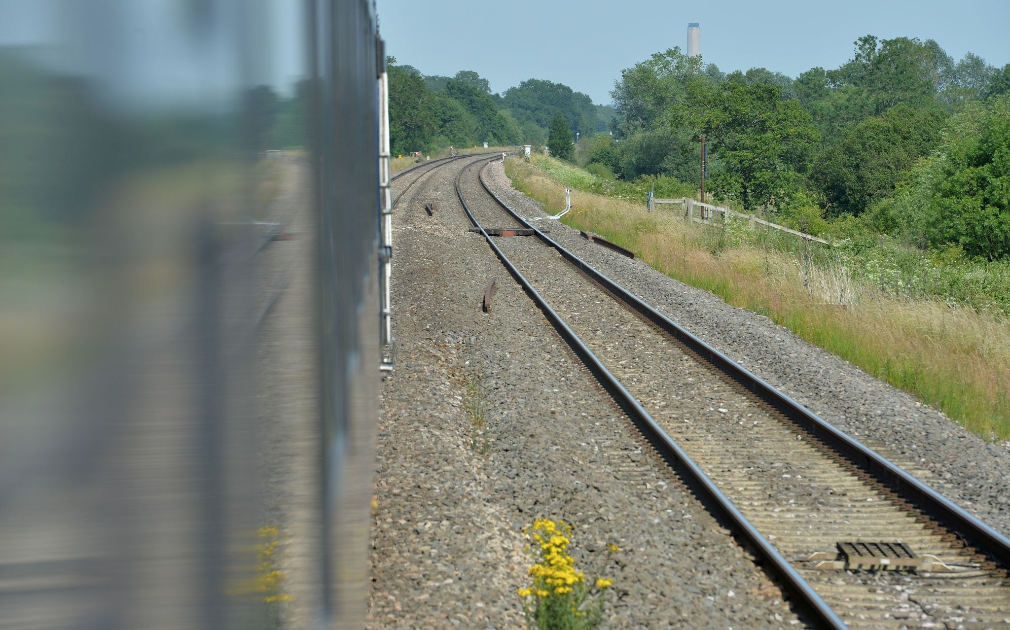 Rail infrastructure in the UK warped by the heatwave