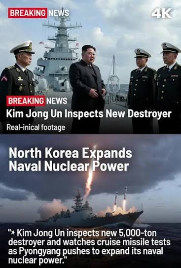 North Korean 5,000-metric-tonne destroyer deployed to the East Sea