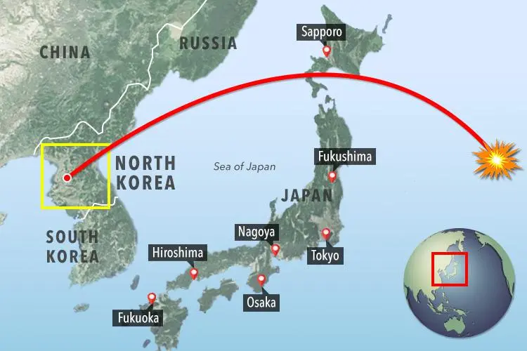 North Korea’s ‘low-altitude wave-like flight path’
